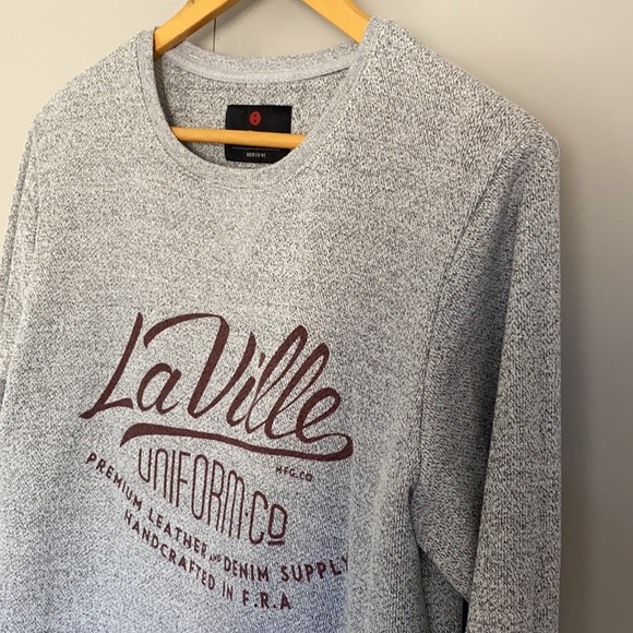 Cotton On Mens Graphic Print Fleece Jumper/ Pullover Grey Medium Pre Owned EC - Picture 6 of 8